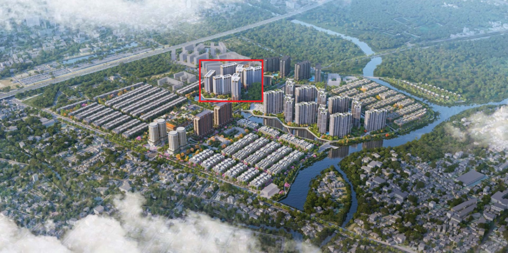 VỊ TRÍ PHÂN KHU COSMO CENTRAL