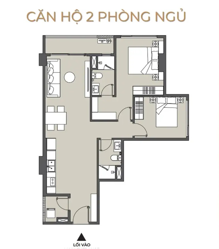 2 phòng ngủ