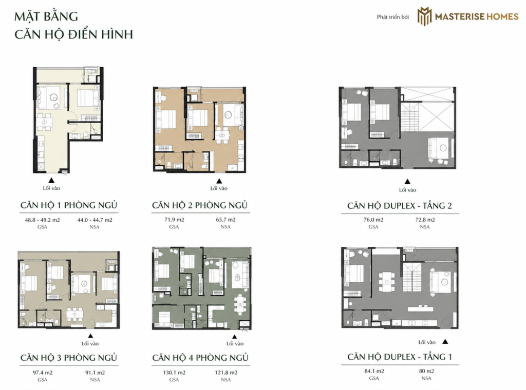 layout căn hộ lumiere midtown