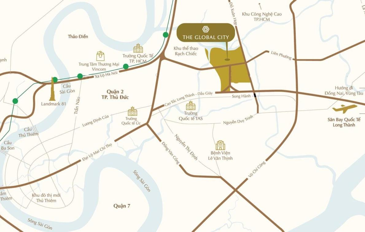 Vị trí The Global City